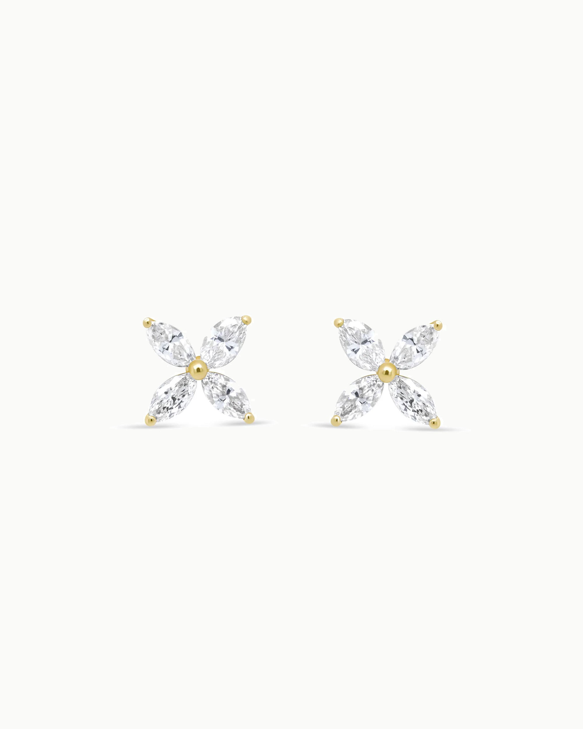 Malibu Diamond Stud Earrings 14k