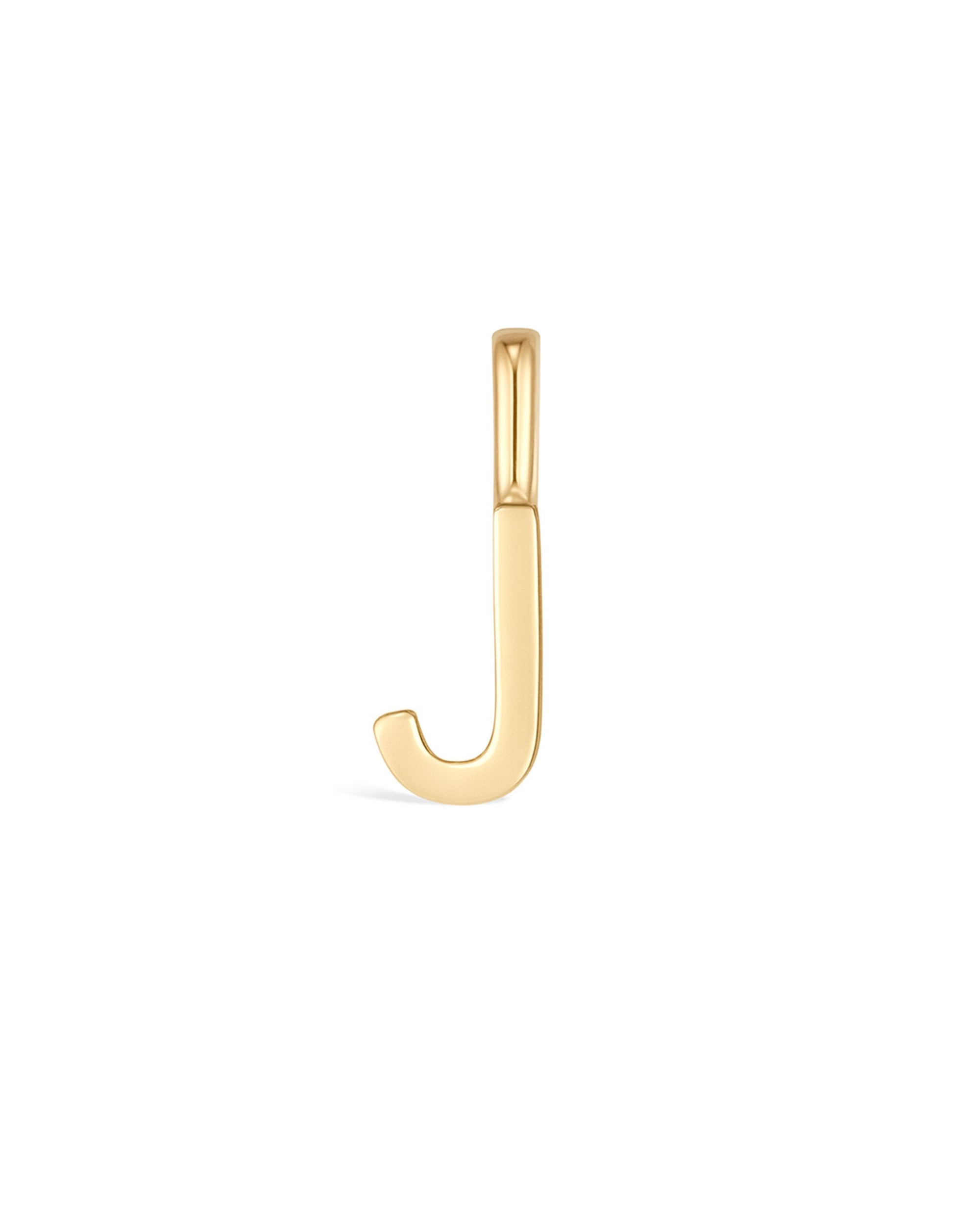 Manhattan Initial Pendant Necklace 14k (J)