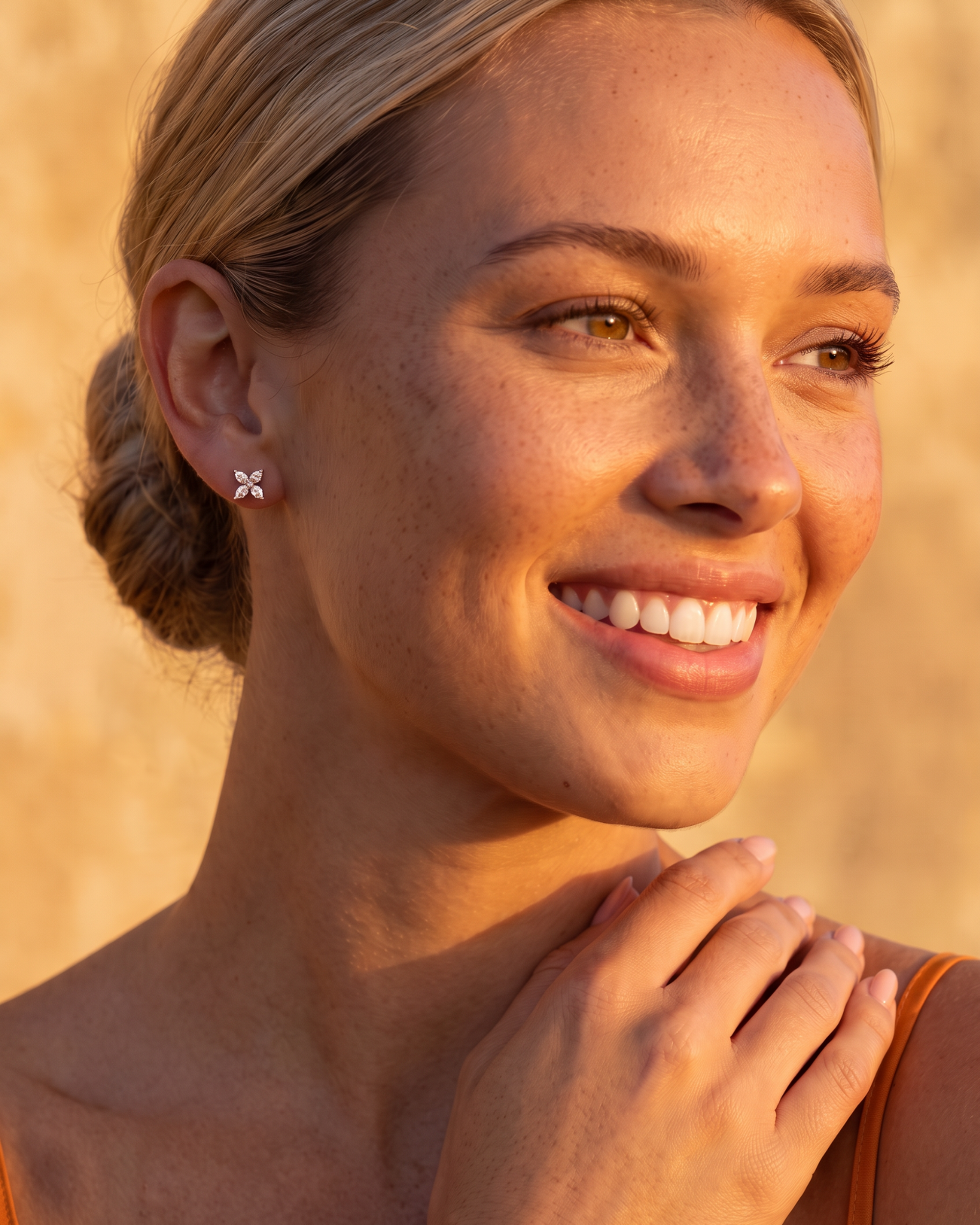 Linea Malibu Diamond Stud Earrings 14k