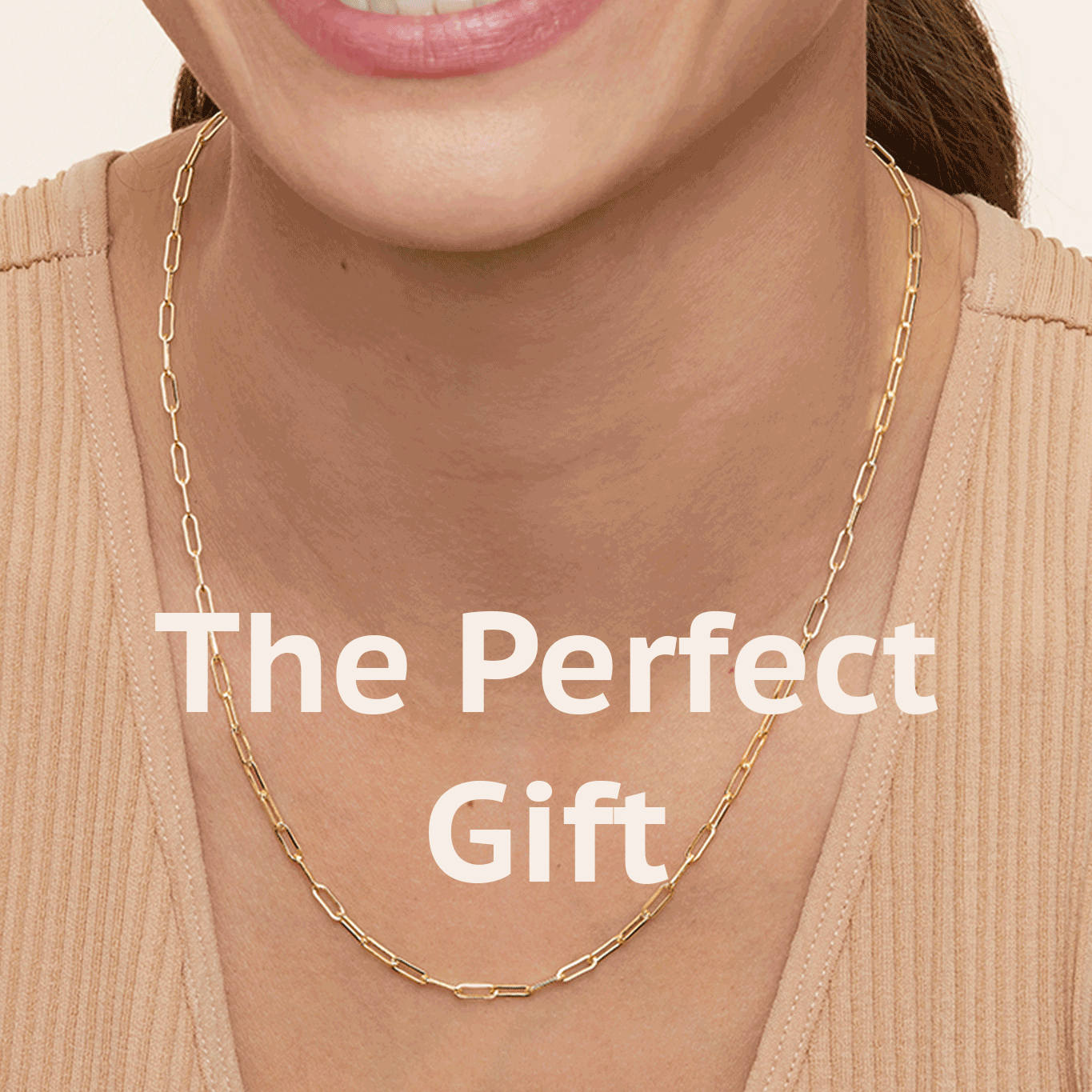 London Dainty Paperclip Luxe Necklace (Limited Time Offer)