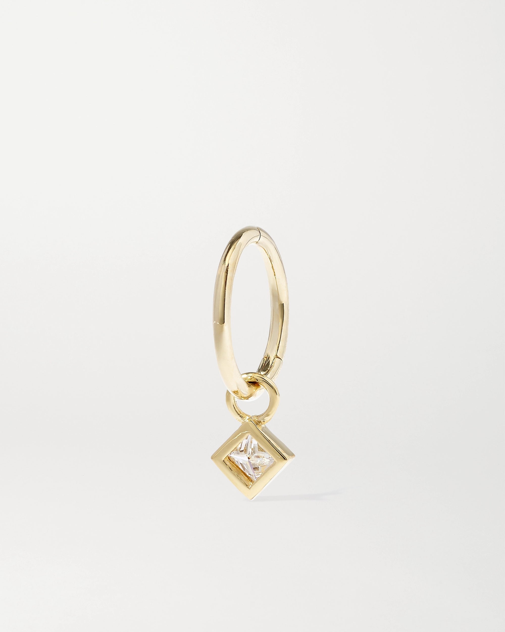 Saint Tropez Diamond Petite Hoop Earrings 14k