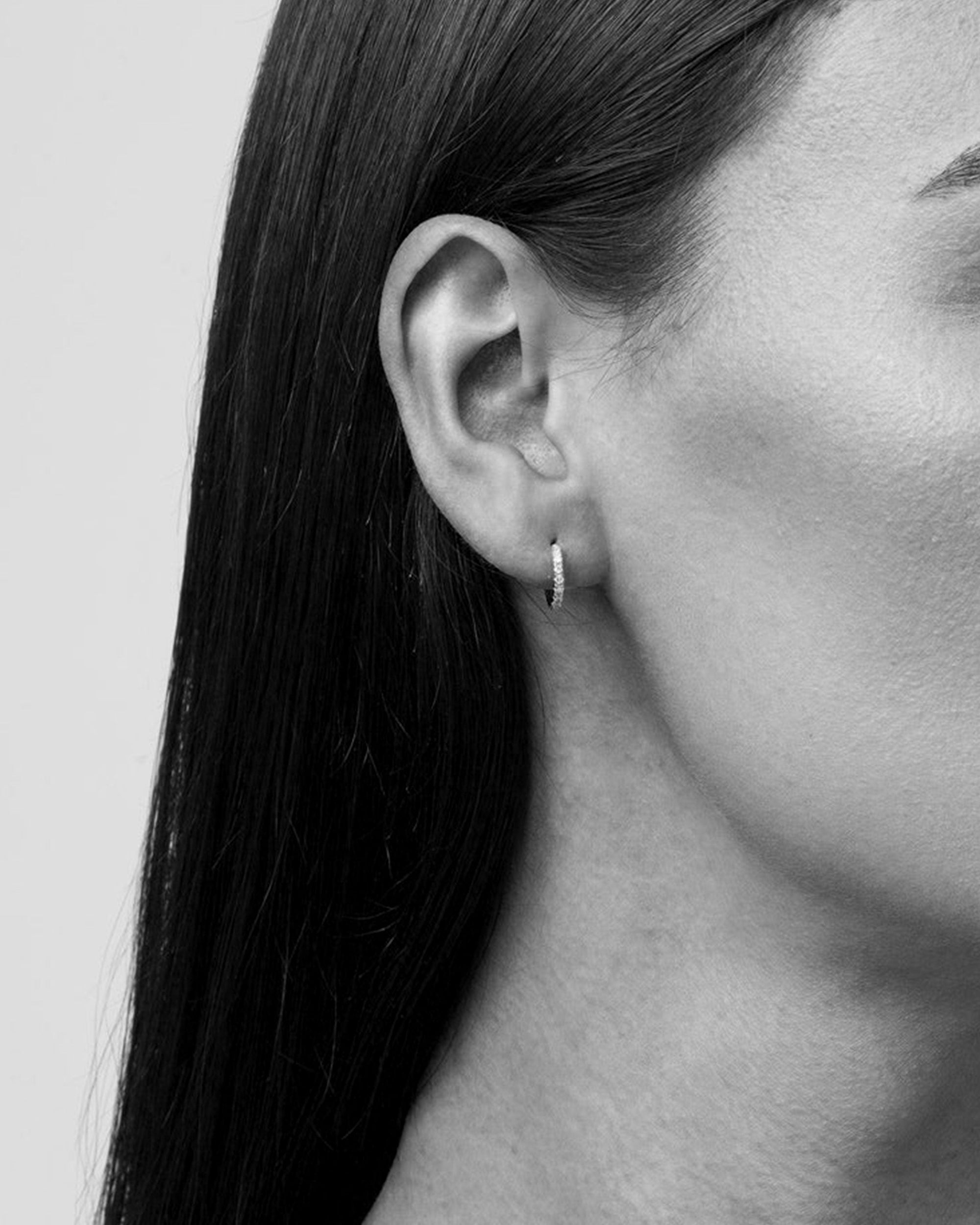 La La Land Diamond Hoop Earrings No. 1 14k