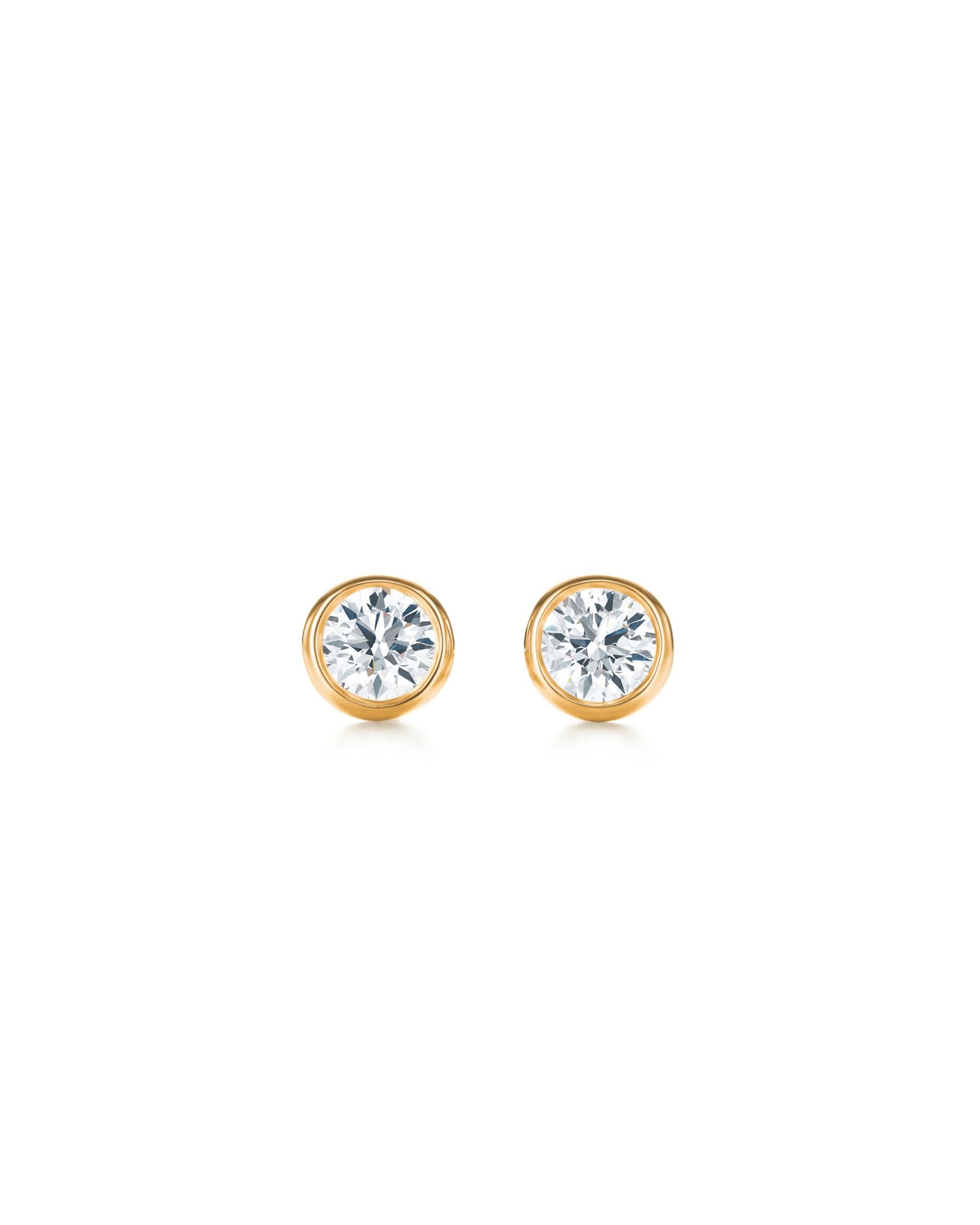 Soleil No. 1 Diamond Petite Stud Earrings 14k
