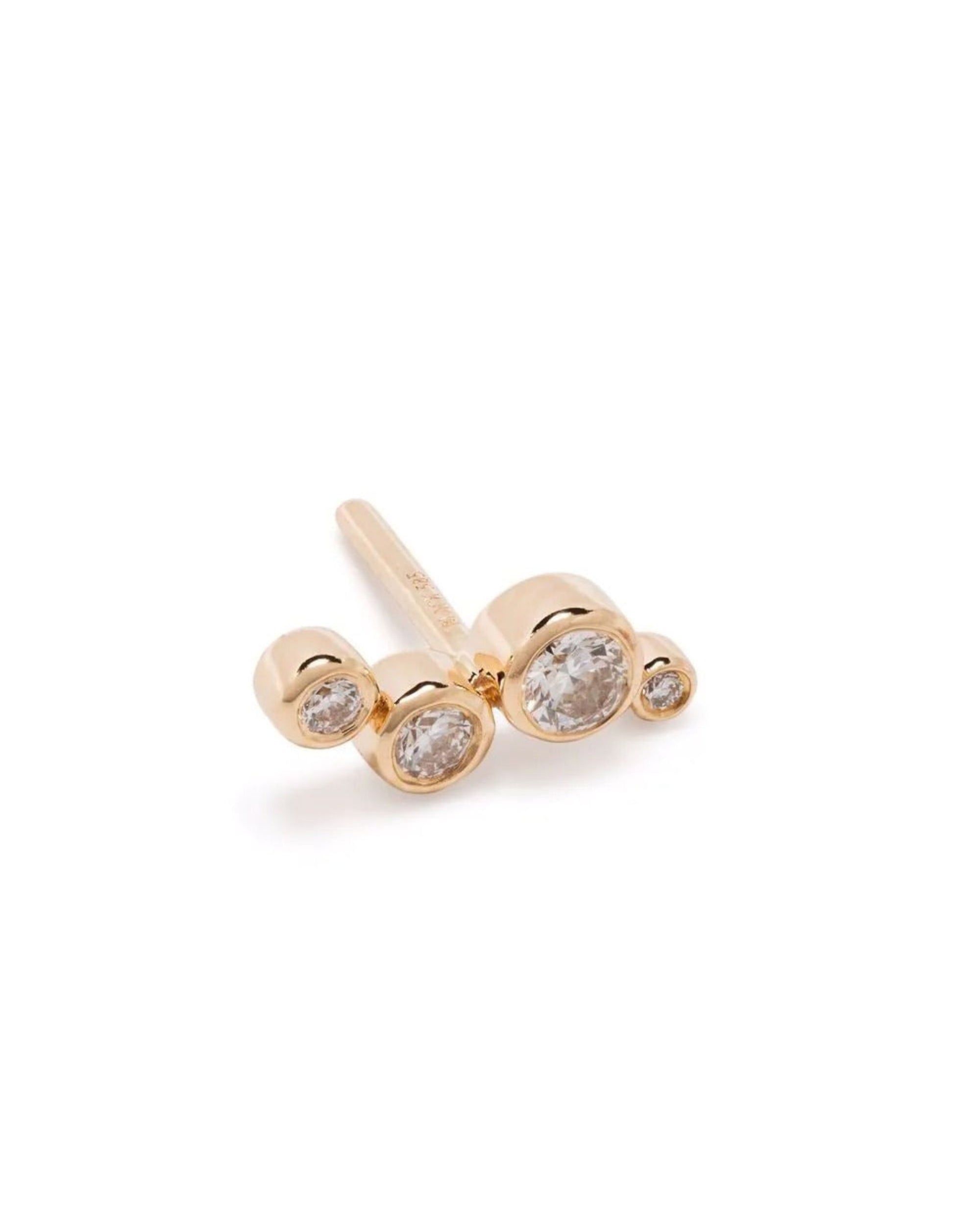 Clubhouse Diamond Stud Earrings 14k