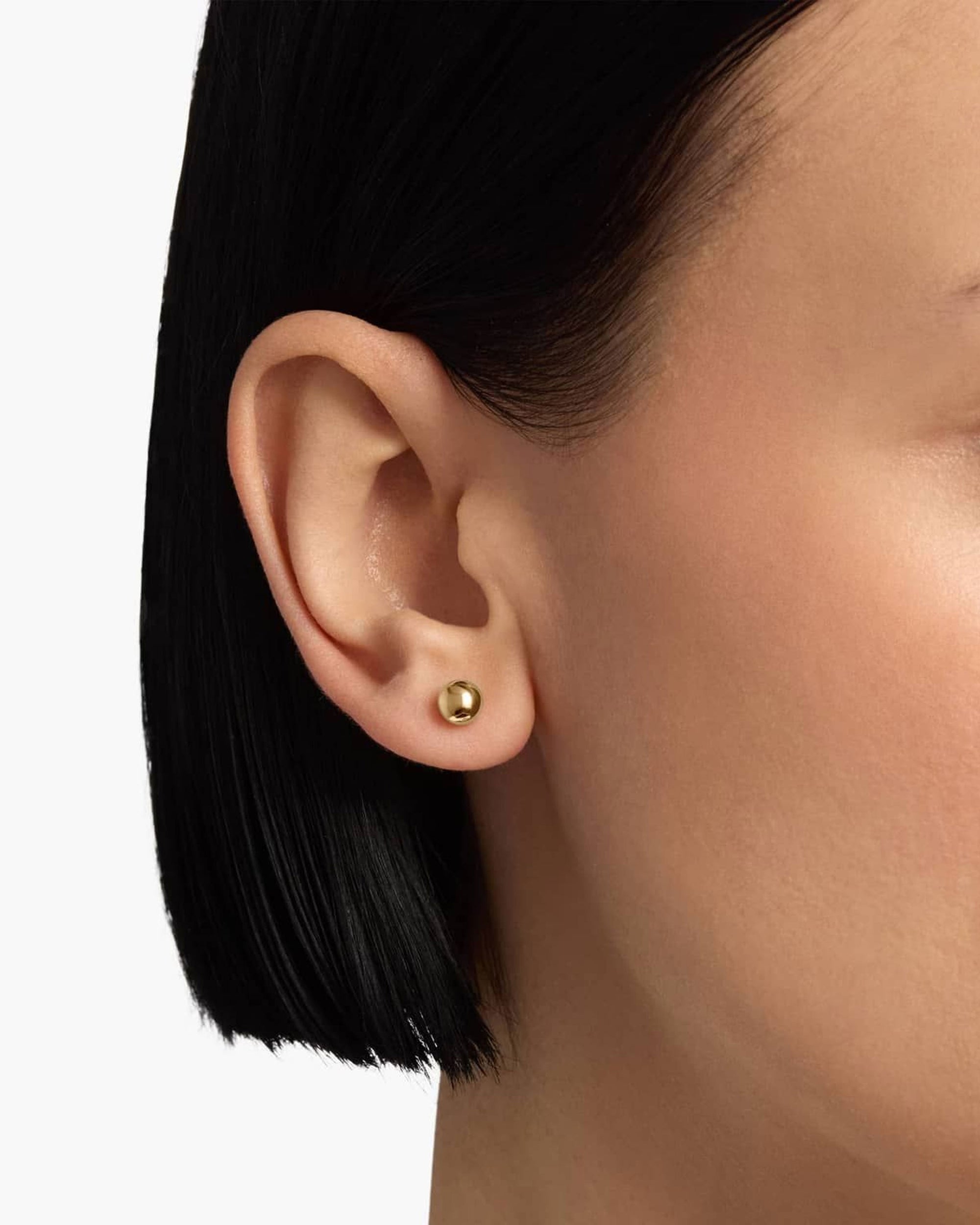 Tribeca Aire Sphere Studs 14k