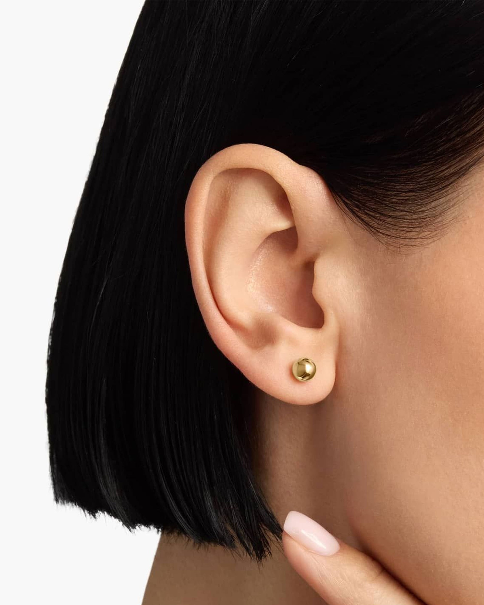 Tribeca Aire Sphere Studs 14k