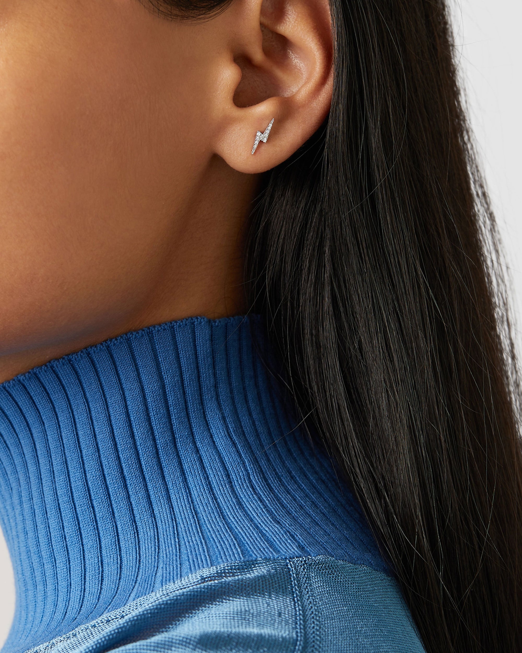 Bolt Lumi Diamond Studs 14k