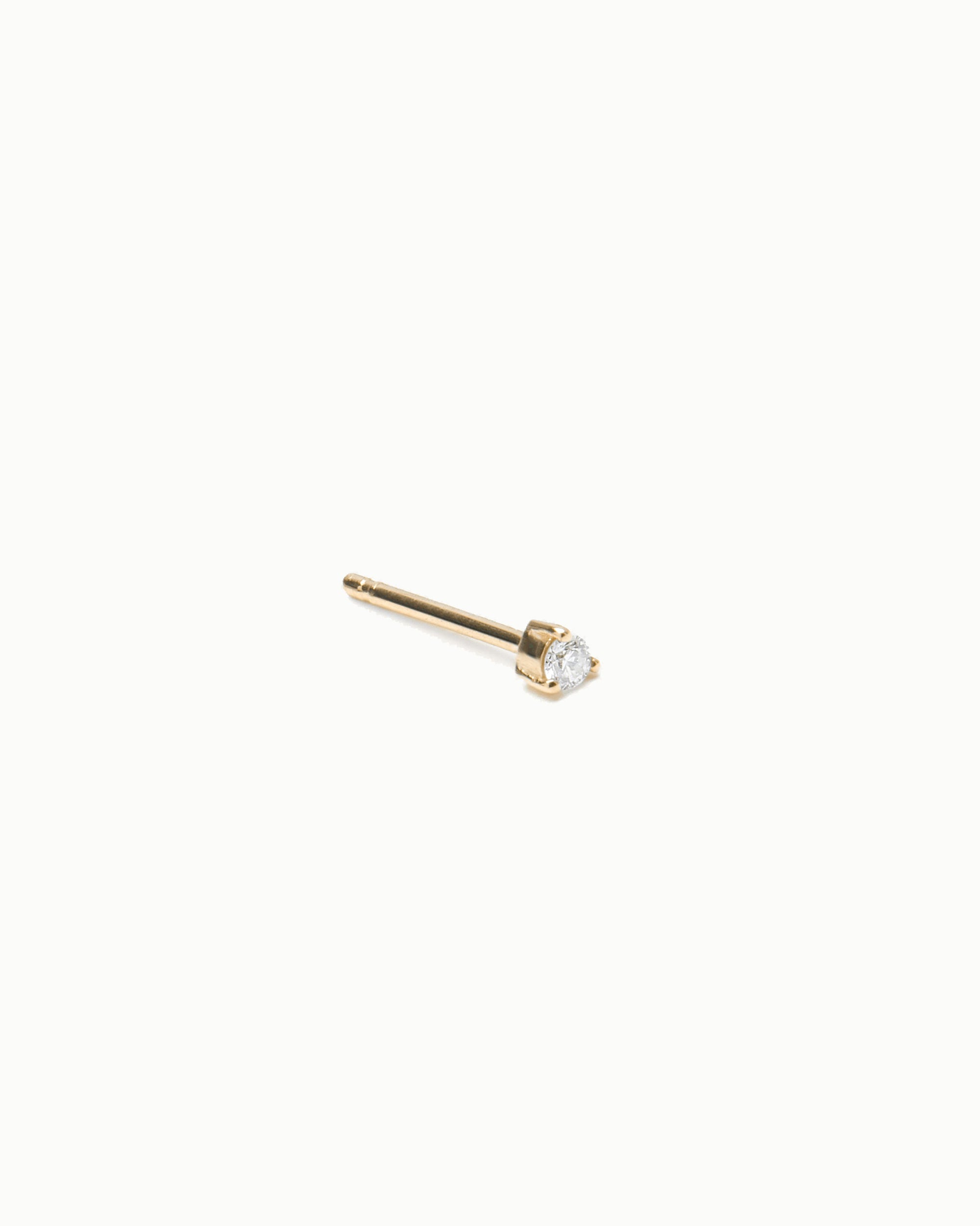 Villanueva Tiny Diamond Stud Earrings 14k