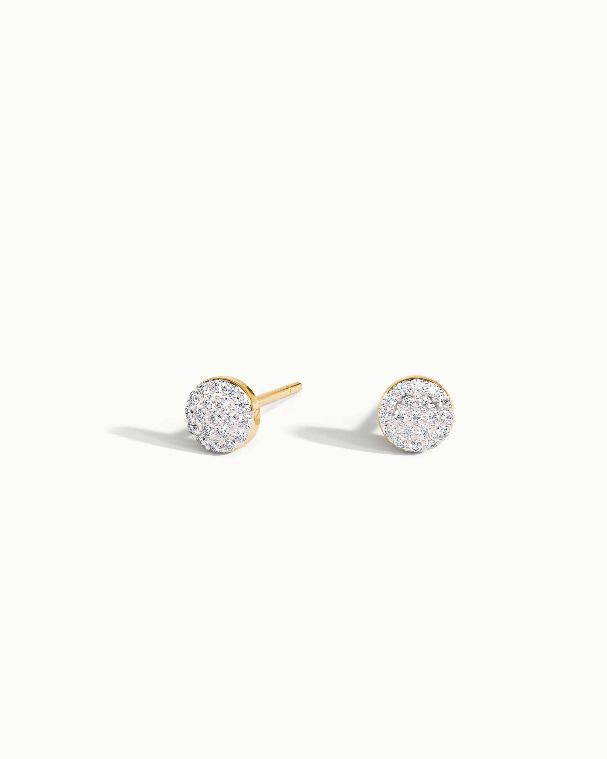 Amalfi Legacy Pave Diamond Stud Earrings 14k