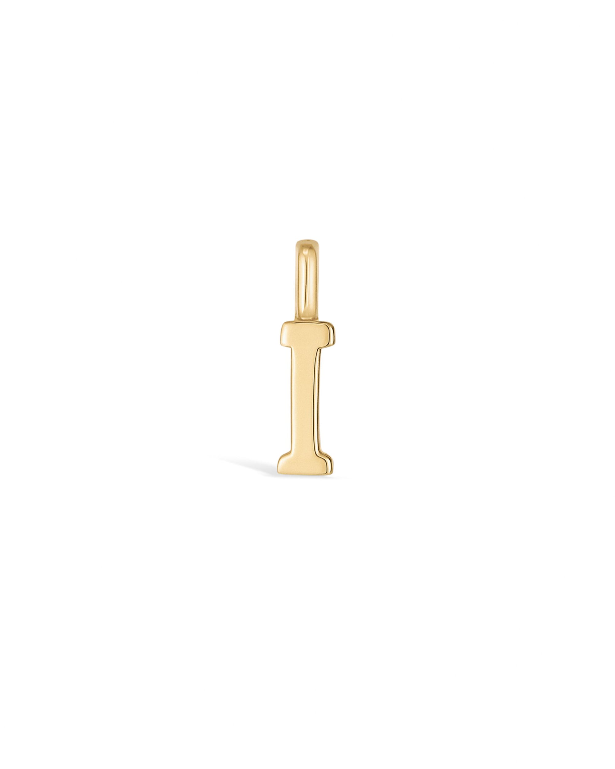 Manhattan Initial Pendant Necklace 14k (I)