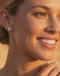 Linea Malibu Diamond Stud Earrings 14k video