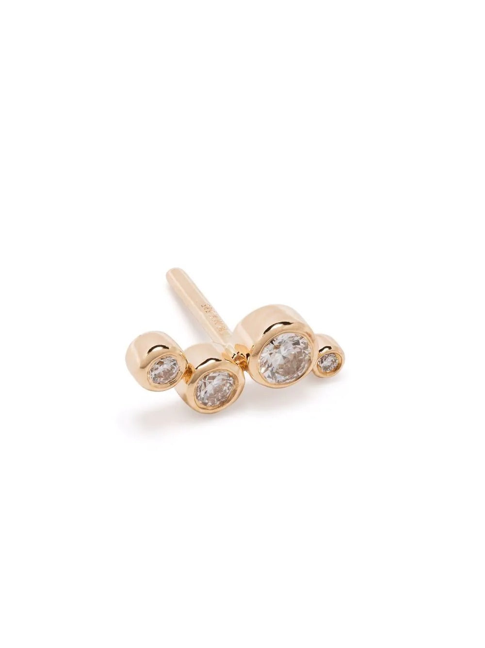 Clubhouse Diamond Stud Earrings 14k