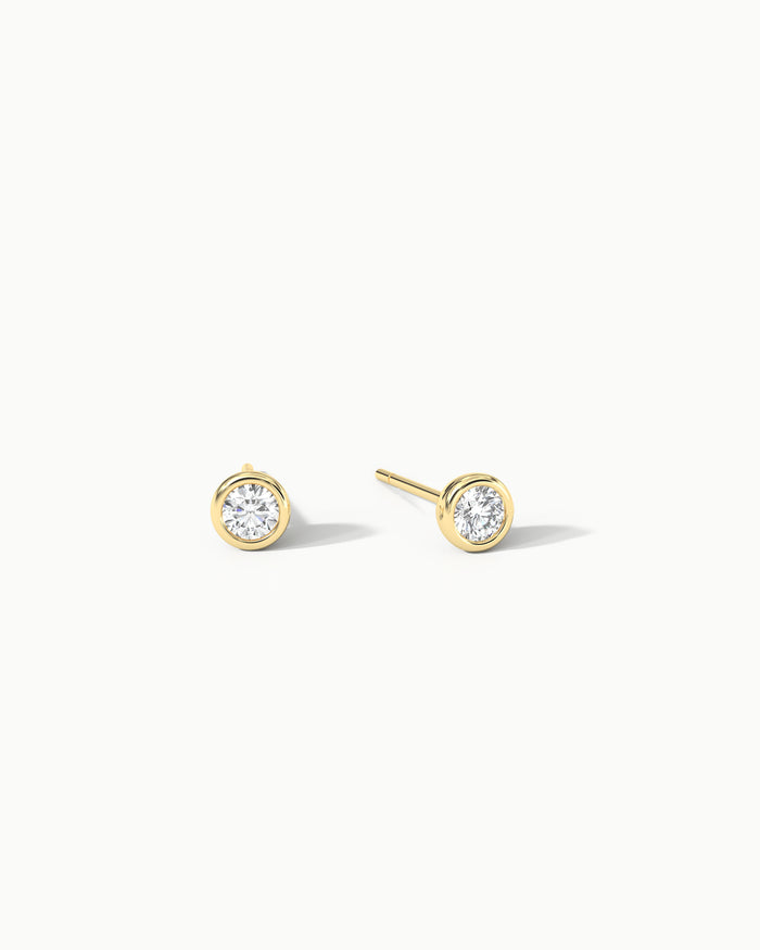 White Gold Infinite Tusk Earrings – No.3