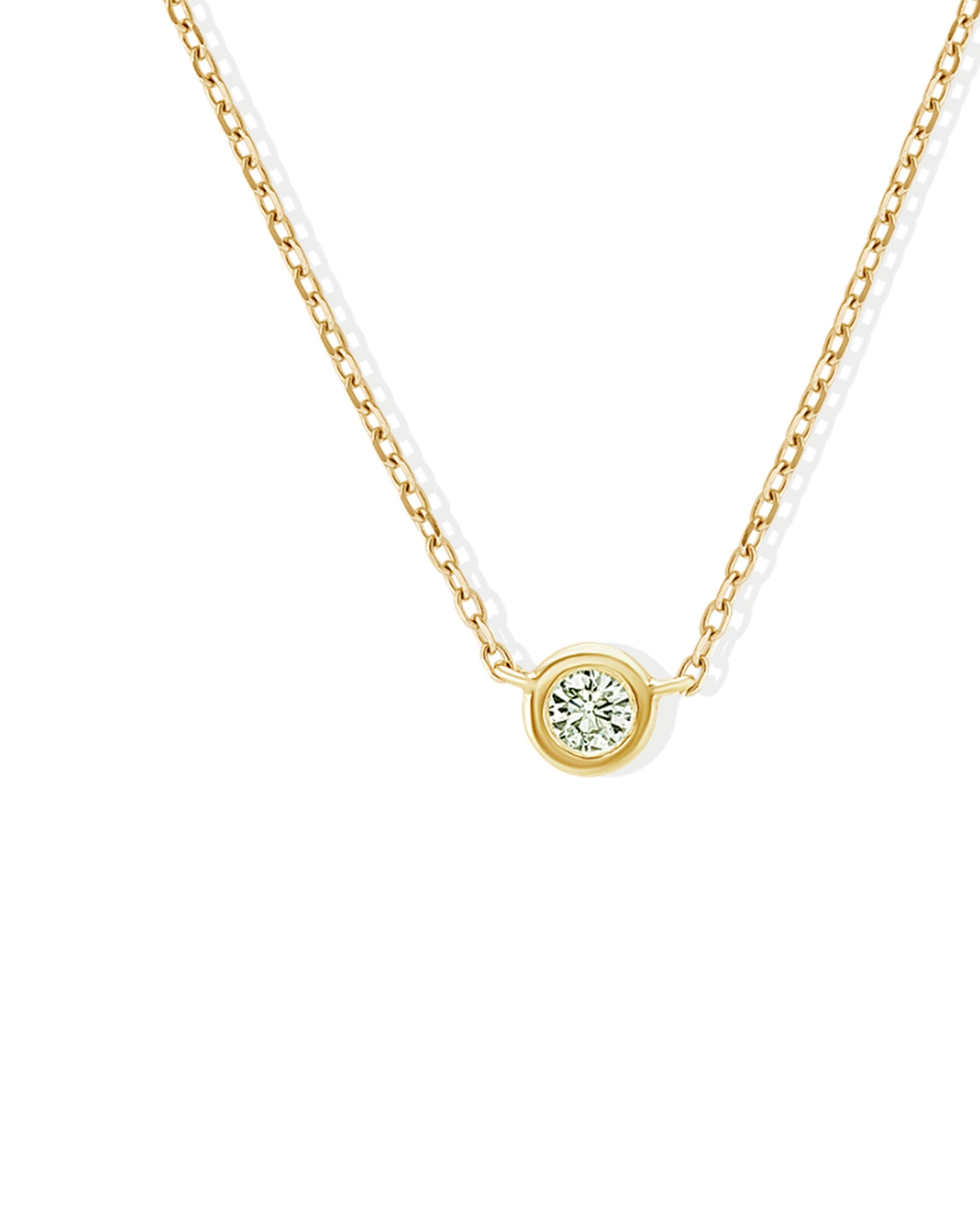 Soleil No. 4 Diamond Midi Pendant Necklace 14k