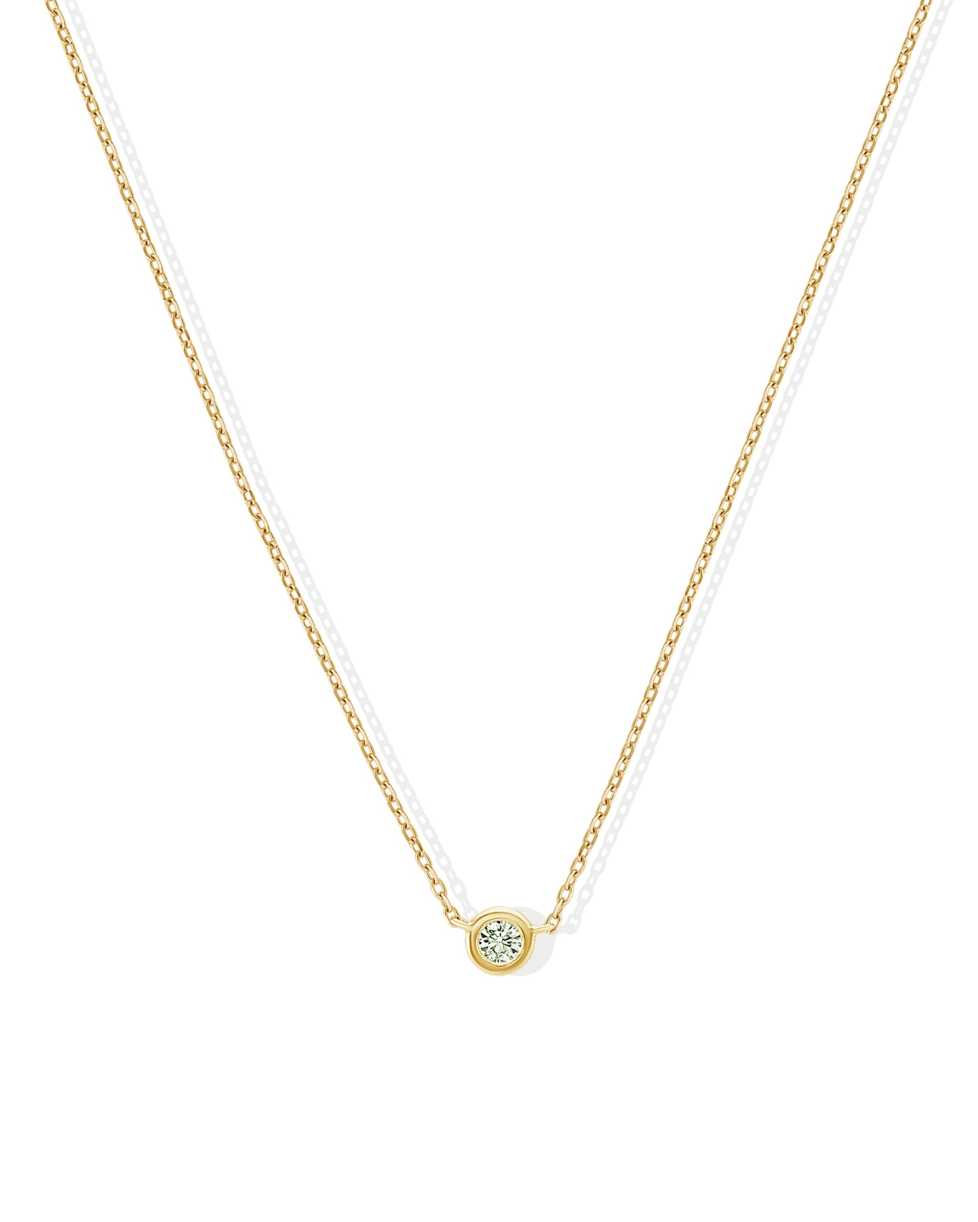 Soleil No. 4 Diamond Midi Pendant Necklace 14k