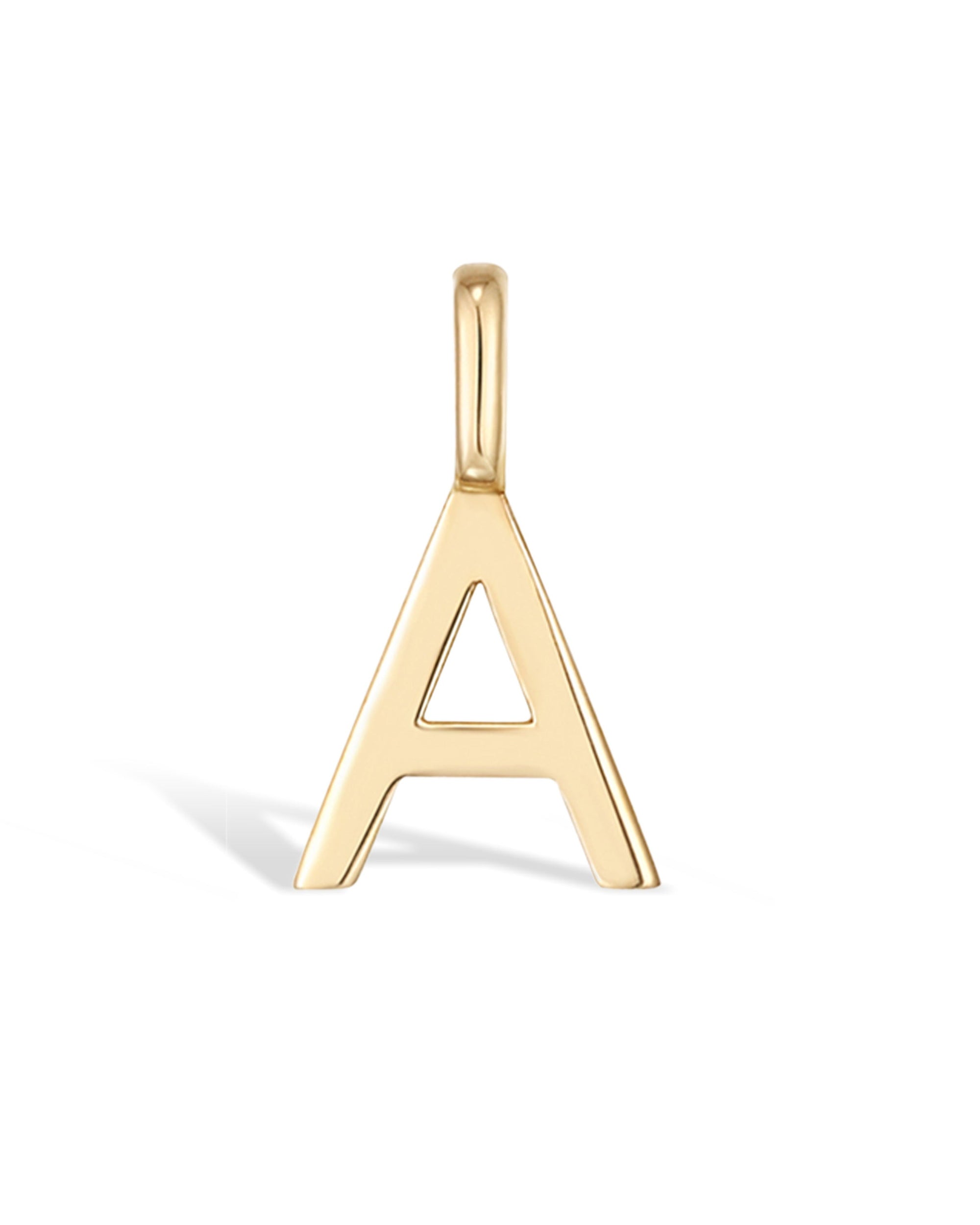 Manhattan Initial Pendant Necklace 14k (A)